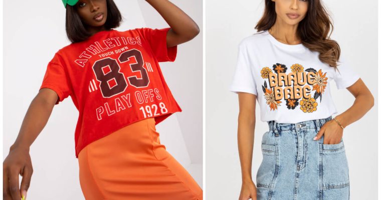 T-shirty damskie z nadrukiem na lato – wybieramy najmodniejsze